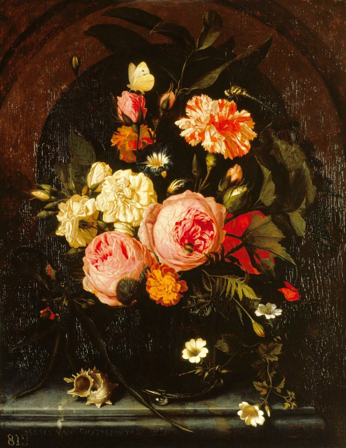 still life with flowers